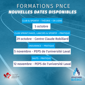 Prochaines Formations PNCE